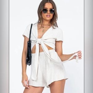 princess polly tan romper